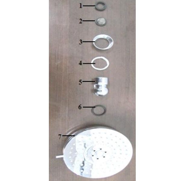 Jaquar Overhead Shower ø105mm Round Shape Multi Flow OHSCHR1719 Spare Parts